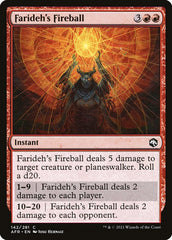 Bola de Fogo de Farideh / Farideh's Fireball - Magic: The Gathering - MoxLand