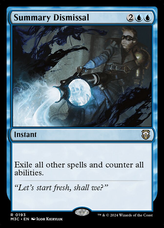 Dispensa Sumária / Summary Dismissal - Magic: The Gathering - MoxLand