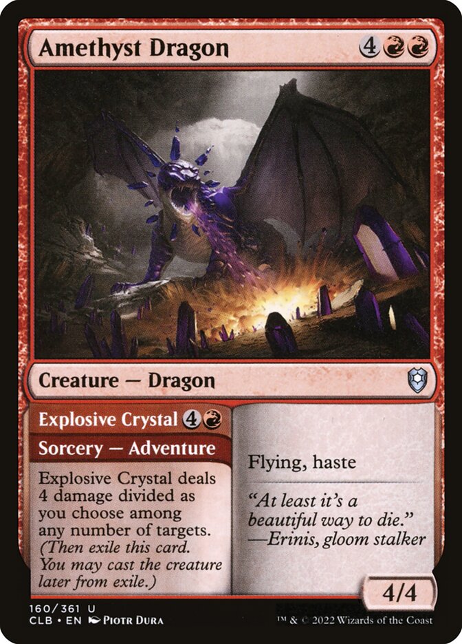 Dragão de Ametista / Amethyst Dragon - Magic: The Gathering - MoxLand