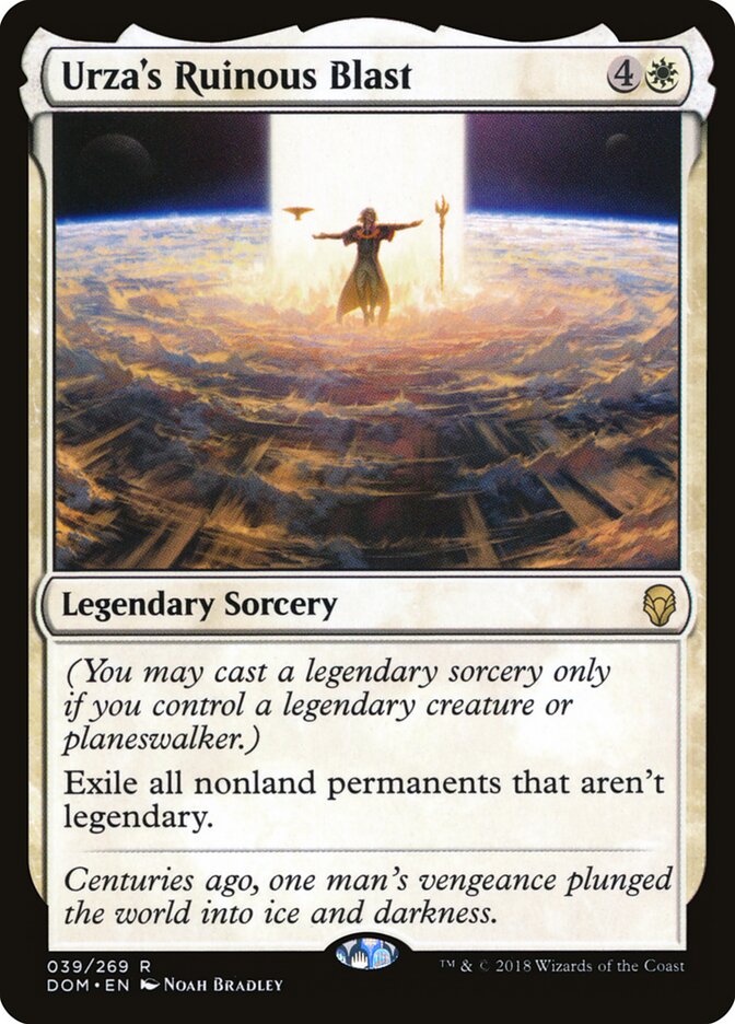 Explosão Ruinosa de Urza / Urza's Ruinous Blast - Magic: The Gathering - MoxLand