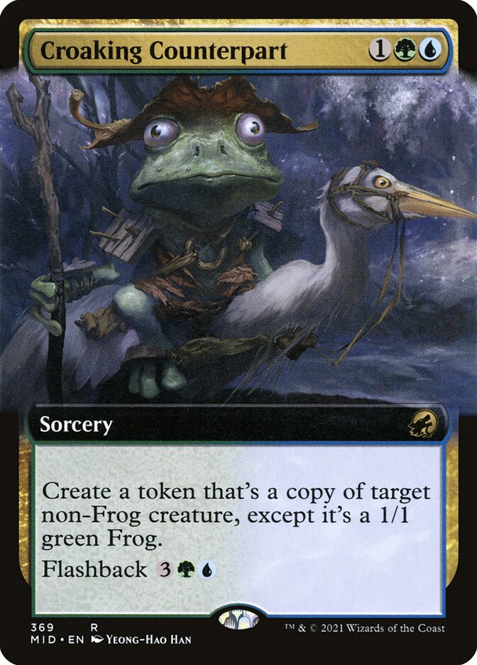 Contraparte Coaxante / Croaking Counterpart - Magic: The Gathering - MoxLand