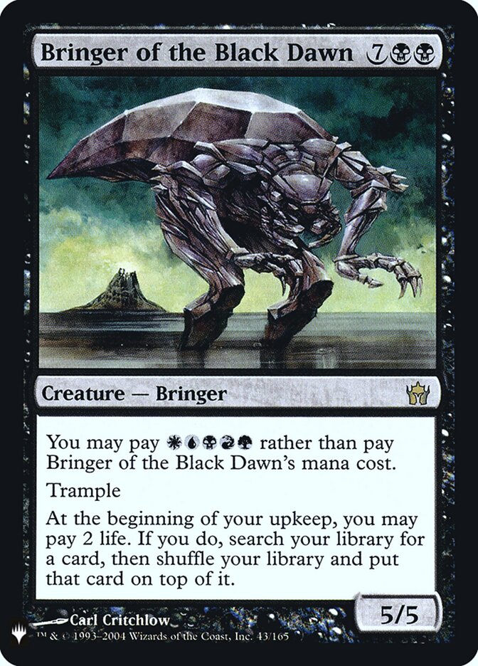 Portador da Aurora Preta / Bringer of the Black Dawn - Magic: The Gathering - MoxLand