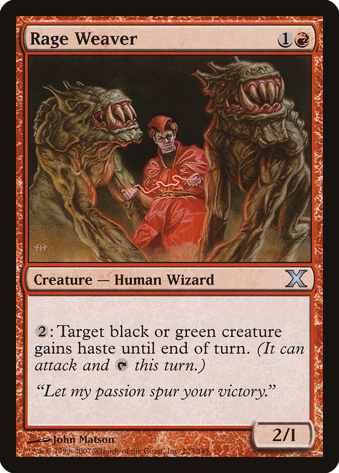 Tecelão da Raiva / Rage Weaver - Magic: The Gathering - MoxLand