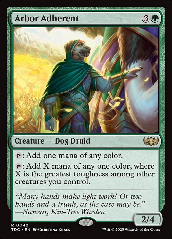 Arbor Adherent - Magic: The Gathering - MoxLand