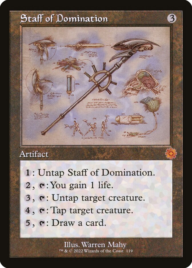 Cajado da Dominação / Staff of Domination - Magic: The Gathering - MoxLand