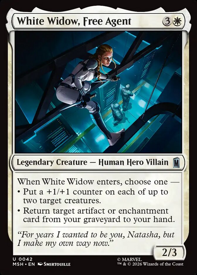 White Widow, Free Agent - Magic: The Gathering - MoxLand