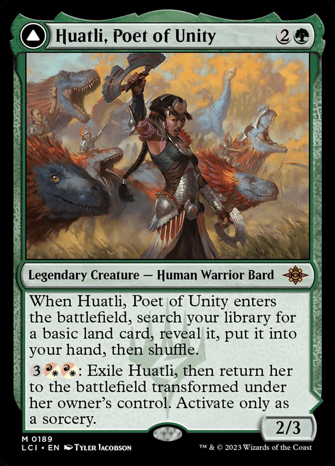 Huatli, Poetisa da Unidade / Huatli, Poet of Unity - Magic: The Gathering - MoxLand