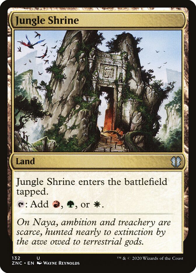 Sacrário da Selva / Jungle Shrine - Magic: The Gathering - MoxLand