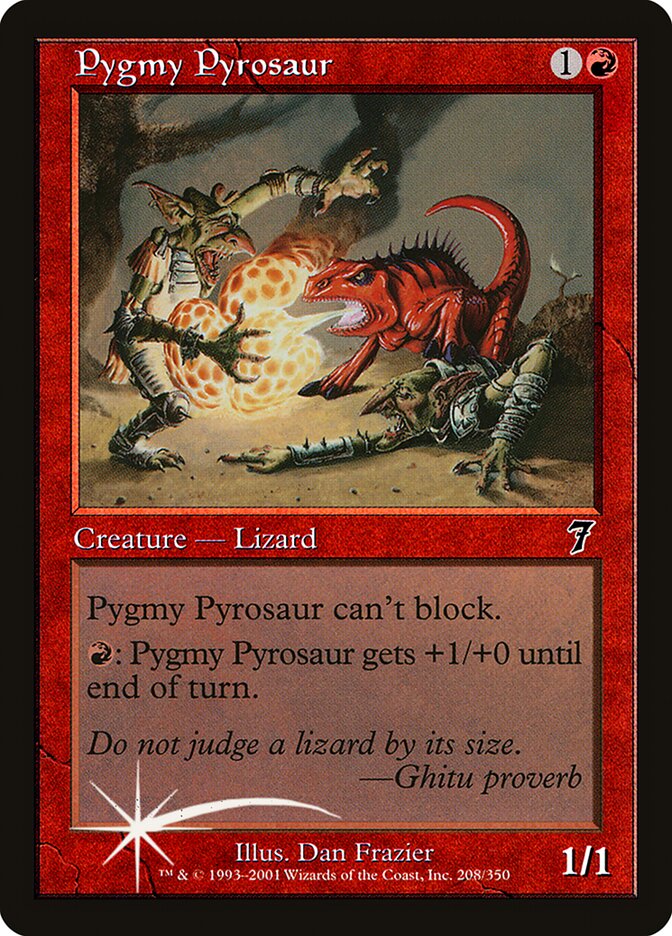Pirossauro Pigmeu / Pygmy Pyrosaur - Magic: The Gathering - MoxLand