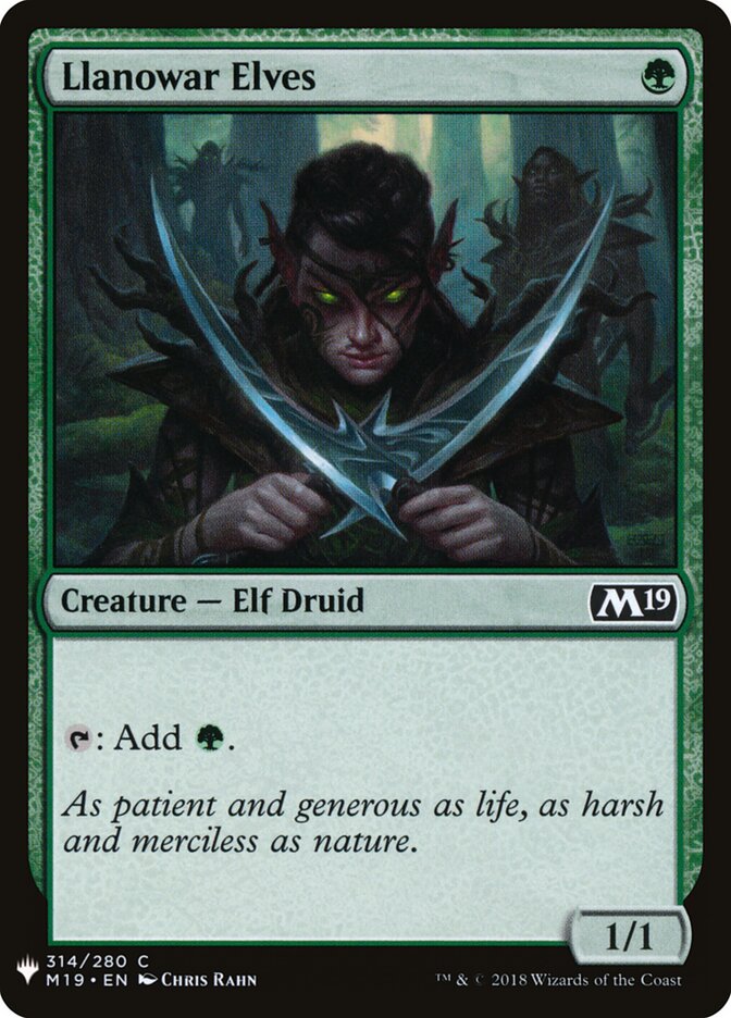 Elfos de Llanowar / Llanowar Elves - Magic: The Gathering - MoxLand