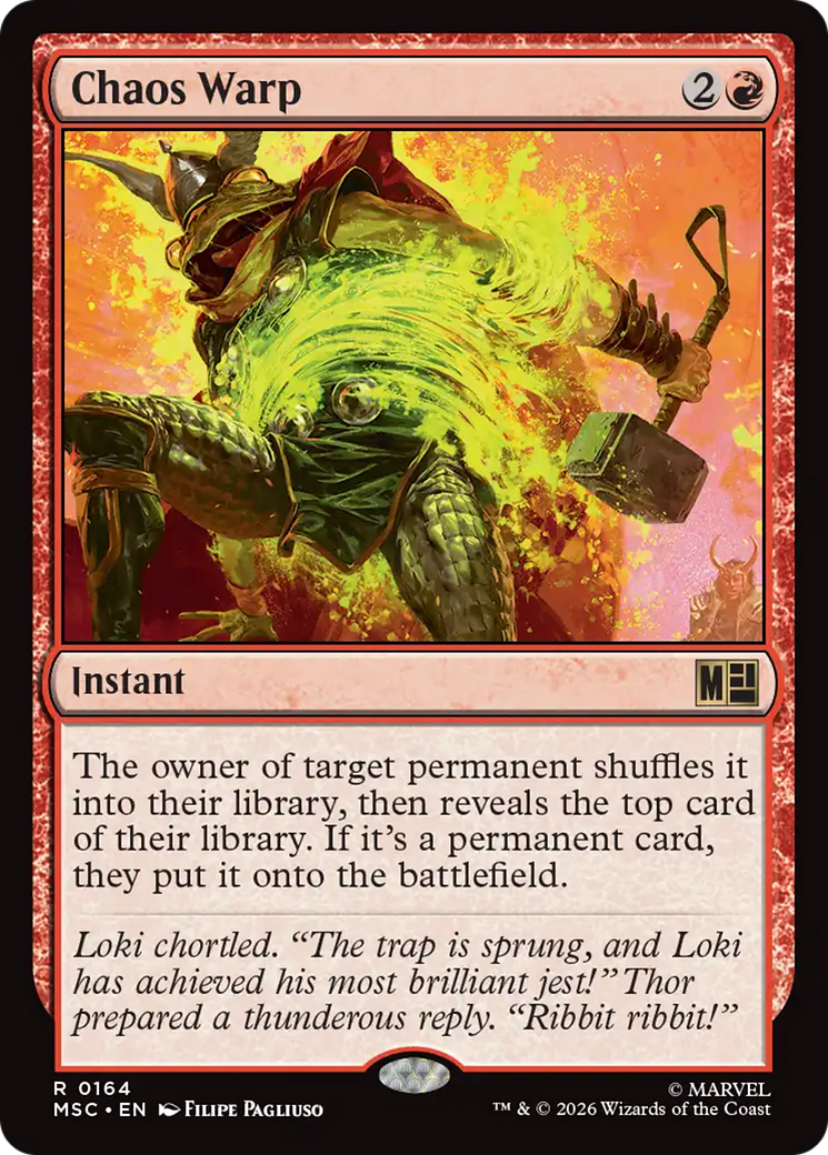 Distorção Caótica / Chaos Warp - Magic: The Gathering - MoxLand