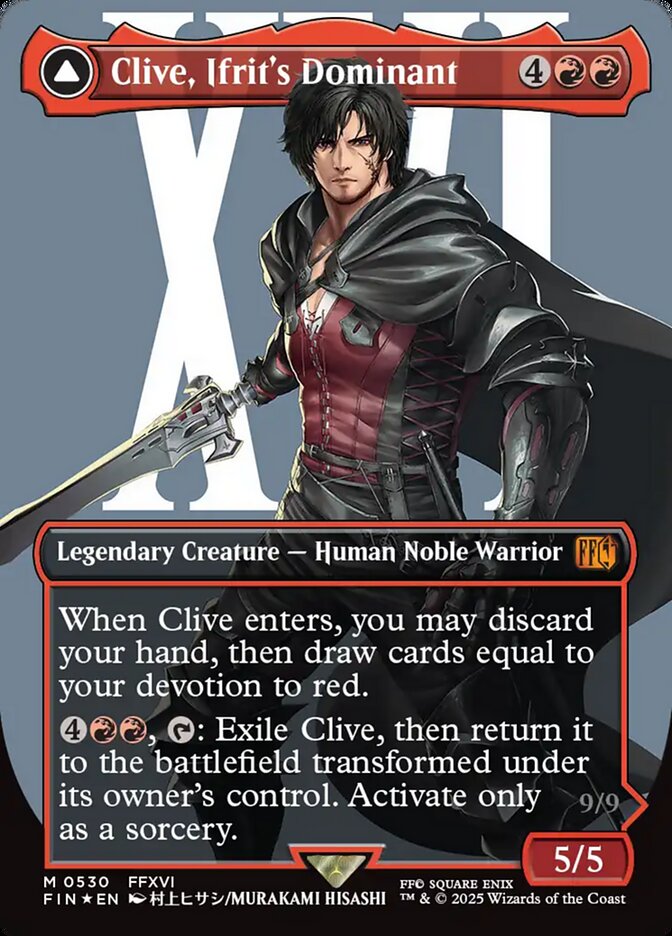Clive, Dominante de Ifrit / Clive, Ifrit's Dominant - Magic: The Gathering - MoxLand