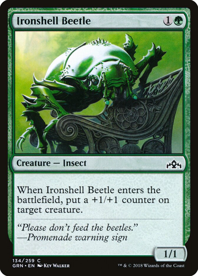 Besouro da Carapaça de Ferro / Ironshell Beetle - Magic: The Gathering - MoxLand
