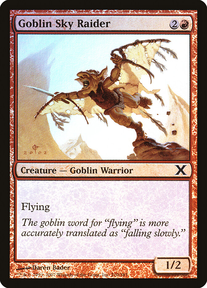 Goblin Atacante Celeste / Goblin Sky Raider - Magic: The Gathering - MoxLand