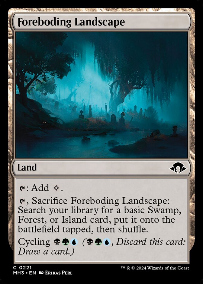 Paisagem Agourenta / Foreboding Landscape - Magic: The Gathering - MoxLand