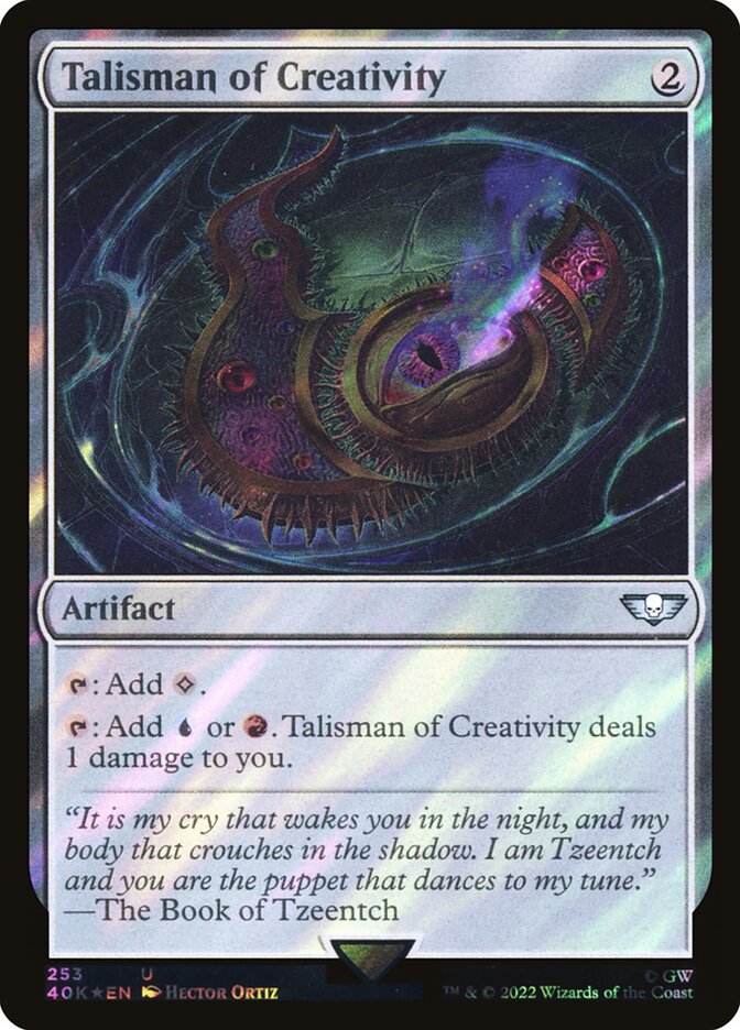 Talismã da Criatividade / Talisman of Creativity - Magic: The Gathering - MoxLand