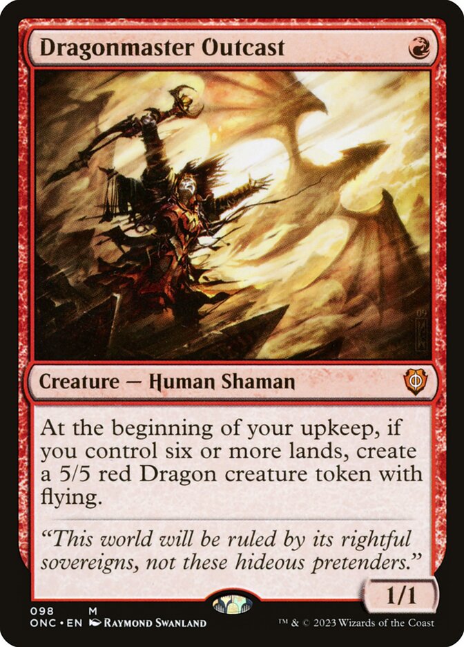 Pária Mestre de Dragões / Dragonmaster Outcast - Magic: The Gathering - MoxLand