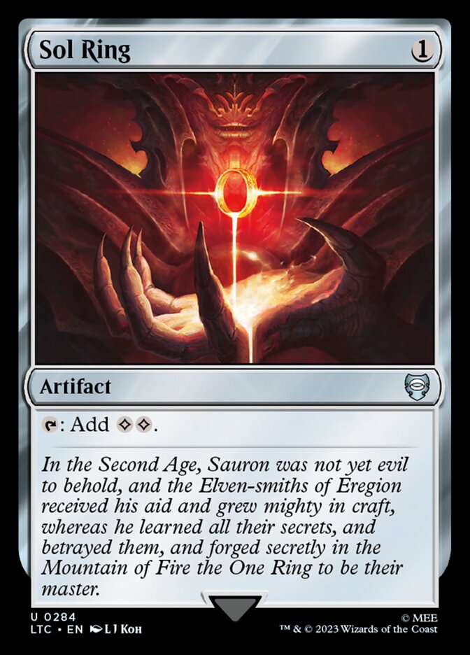 Anel Solar / Sol Ring - Magic: The Gathering - MoxLand