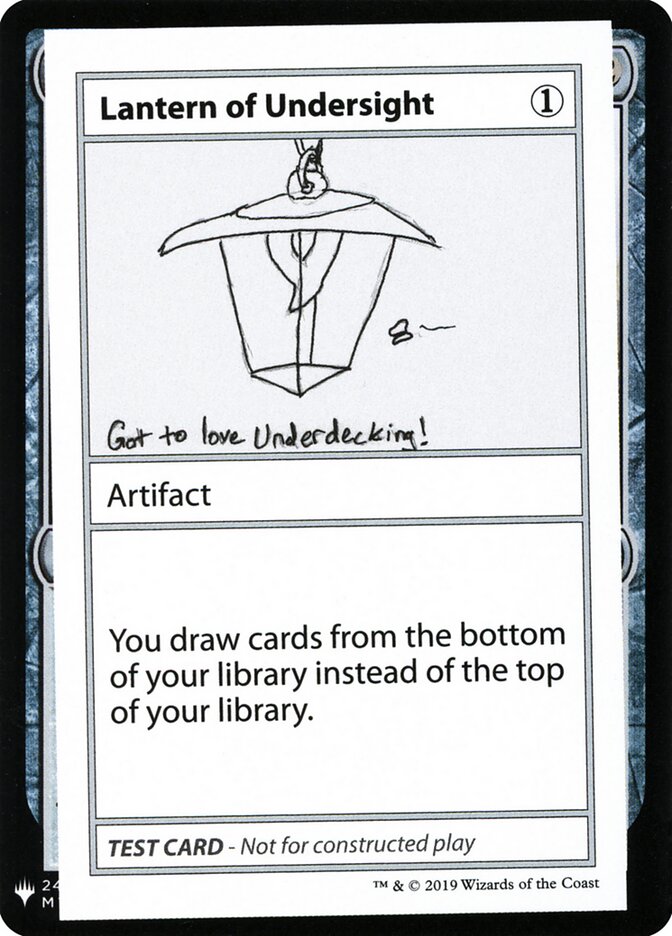 Lantern of Undersight - Magic: The Gathering - MoxLand