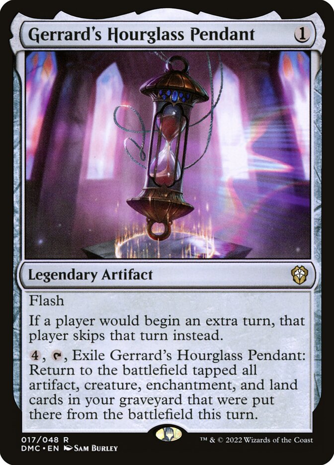Pingente de Ampulheta de Gerrard / Gerrard's Hourglass Pendant - Magic: The Gathering - MoxLand