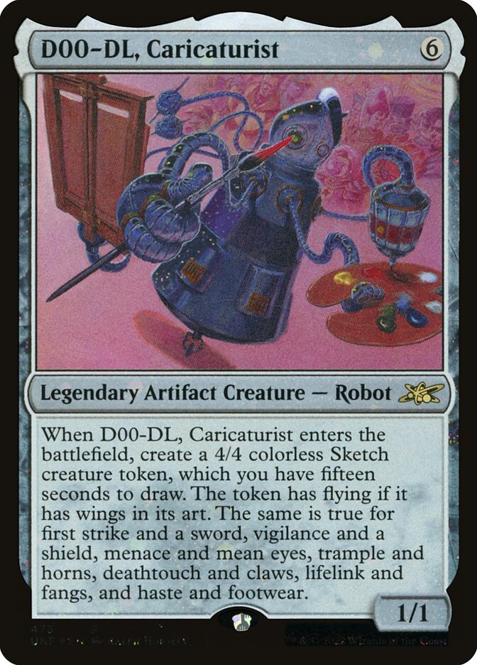 D00-DL, Caricaturist - Magic: The Gathering - MoxLand
