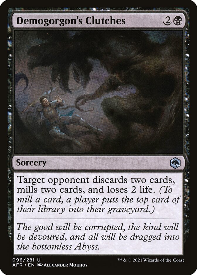 Garras do Demogorgon / Demogorgon's Clutches - Magic: The Gathering - MoxLand