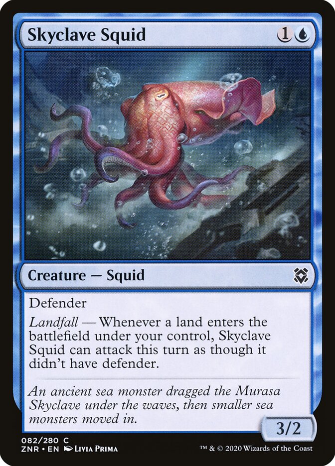 Lula do Enclave Celeste / Skyclave Squid - Magic: The Gathering - MoxLand