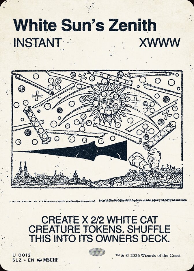 Zênite do Sol Branco / White Sun's Zenith - Magic: The Gathering - MoxLand