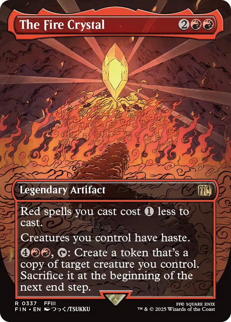 O Cristal do Fogo / The Fire Crystal - Magic: The Gathering - MoxLand