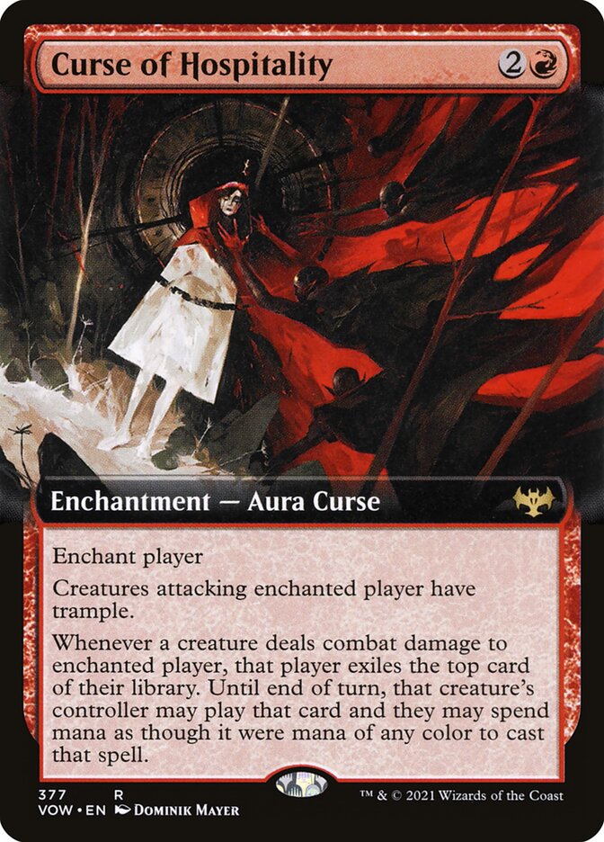 Maldição da Hospitalidade / Curse of Hospitality - Magic: The Gathering - MoxLand