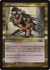 Veredito de Gerrard / Gerrard's Verdict - Magic: The Gathering - MoxLand