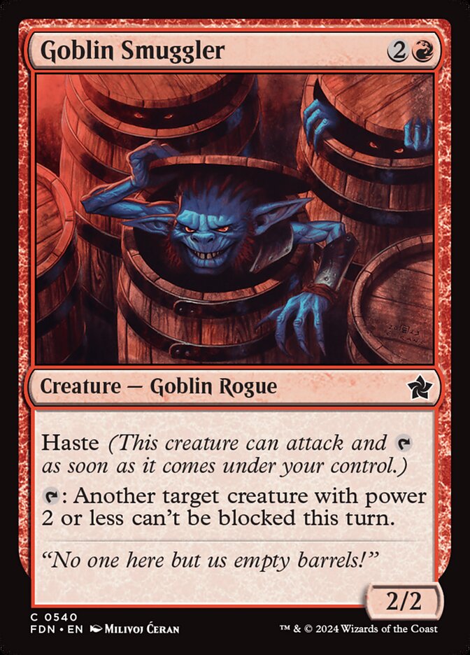 Contrabandista Goblin / Goblin Smuggler - Magic: The Gathering - MoxLand