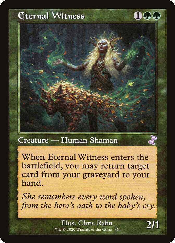 Testemunha Eterna / Eternal Witness - Magic: The Gathering - MoxLand