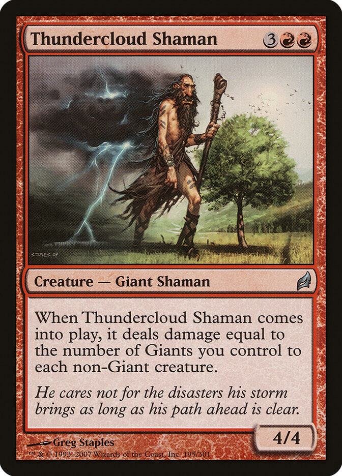 Xamã Cúmulo-Nimbo / Thundercloud Shaman - Magic: The Gathering - MoxLand