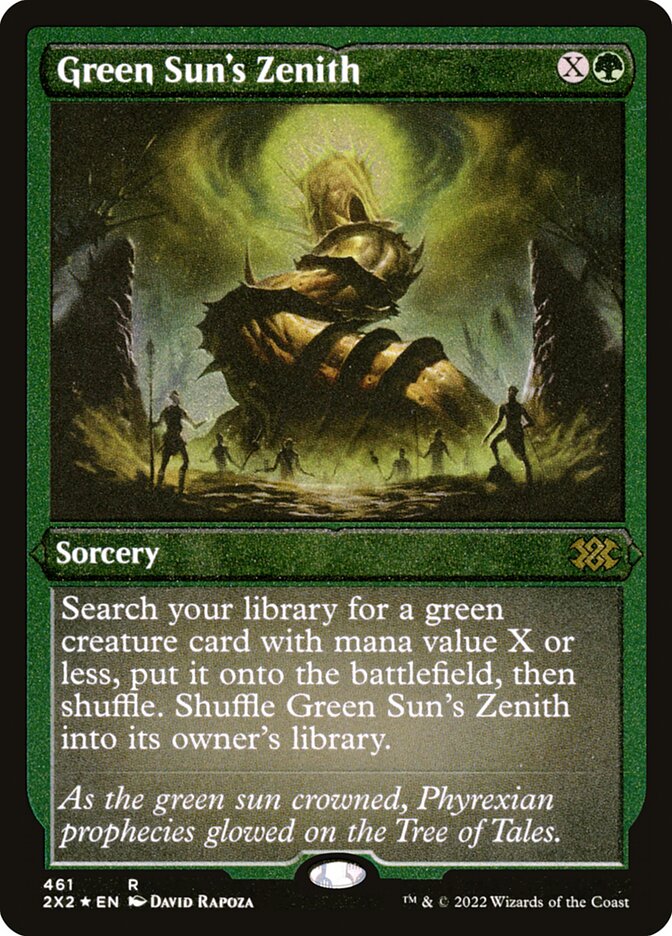 Zênite do Sol Verde / Green Sun's Zenith - Magic: The Gathering - MoxLand