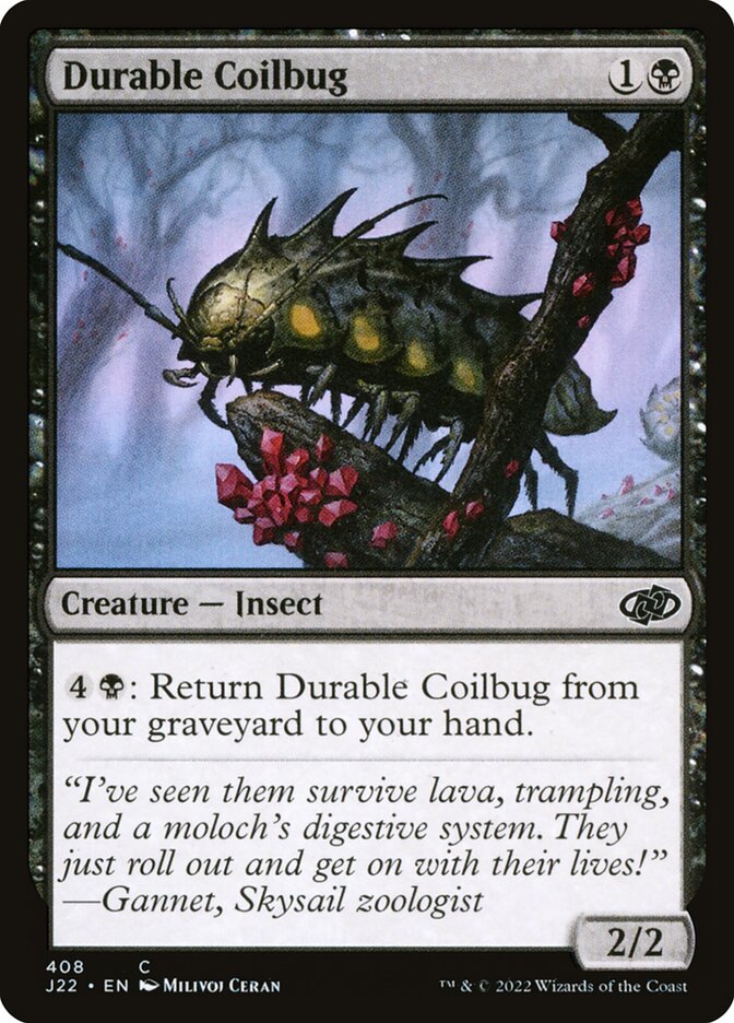 Inseto-bola Resistente / Durable Coilbug - Magic: The Gathering - MoxLand