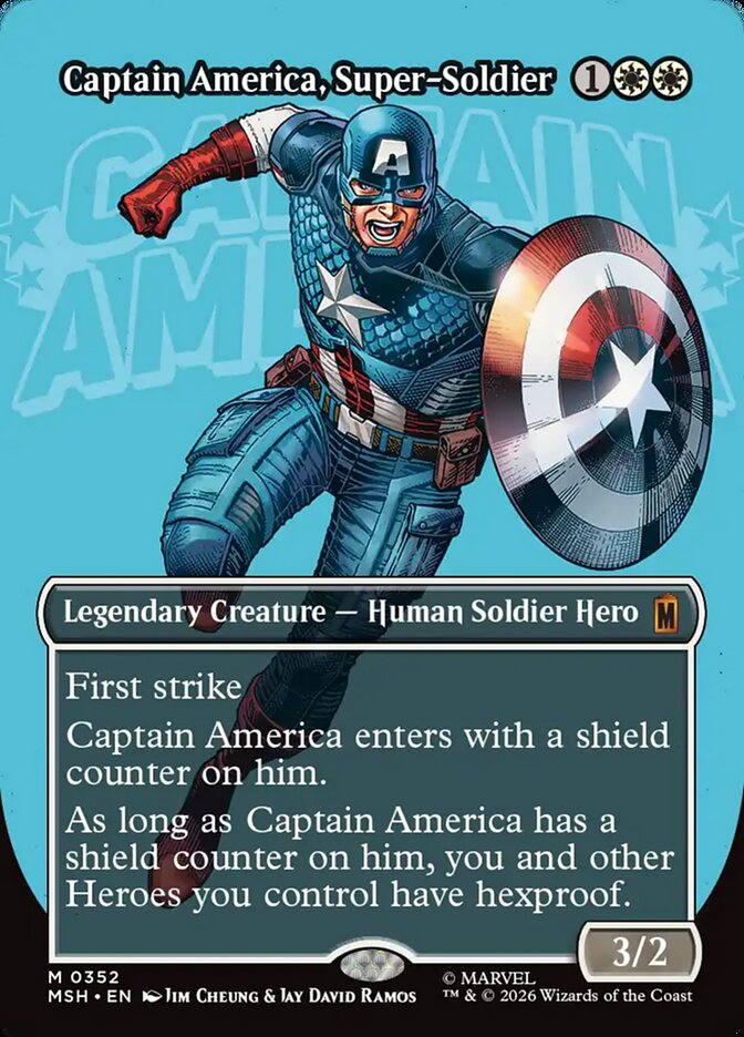 Captain America, Super-Soldier - Magic: The Gathering - MoxLand