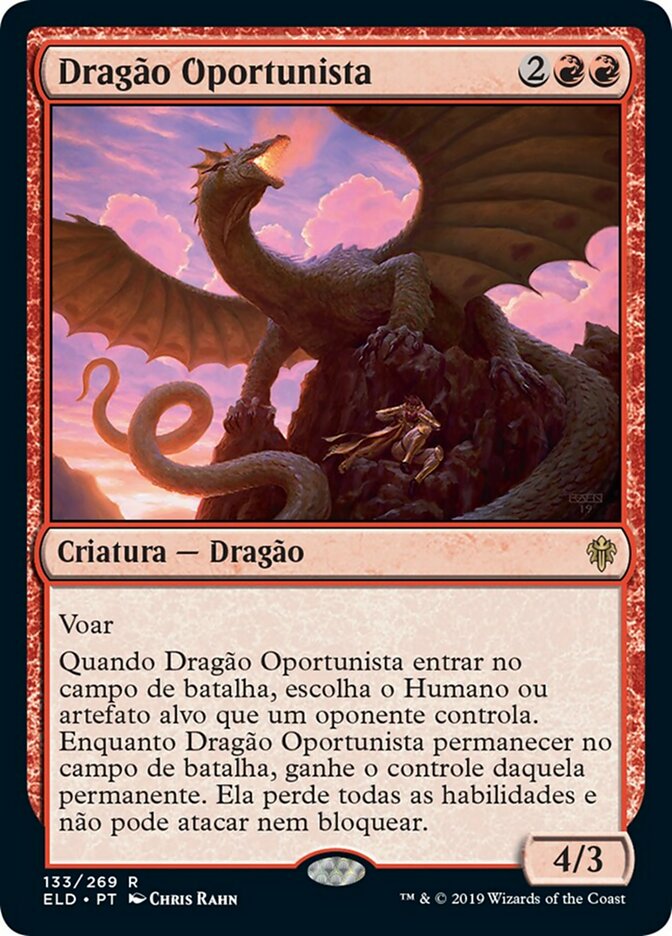 Dragão Oportunista / Opportunistic Dragon - Magic: The Gathering - MoxLand