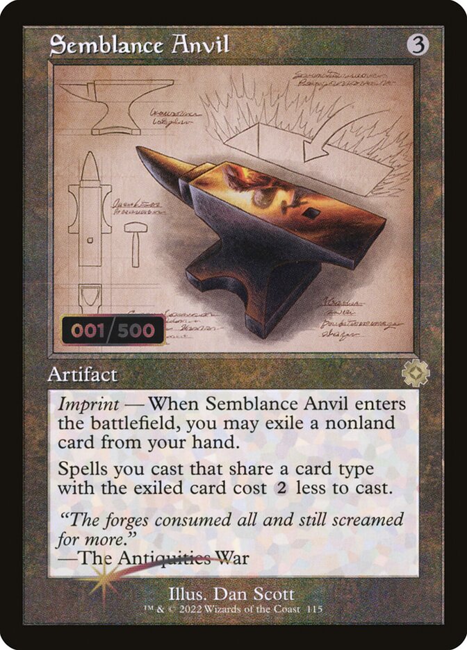 Bigorna da Semelhança / Semblance Anvil - Magic: The Gathering - MoxLand