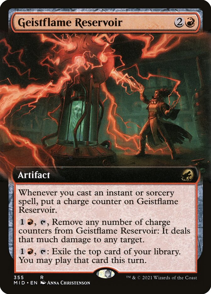 Reservatório de Flameogeist / Geistflame Reservoir - Magic: The Gathering - MoxLand