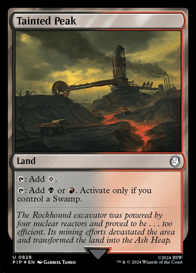 Cume Contaminado / Tainted Peak - Magic: The Gathering - MoxLand