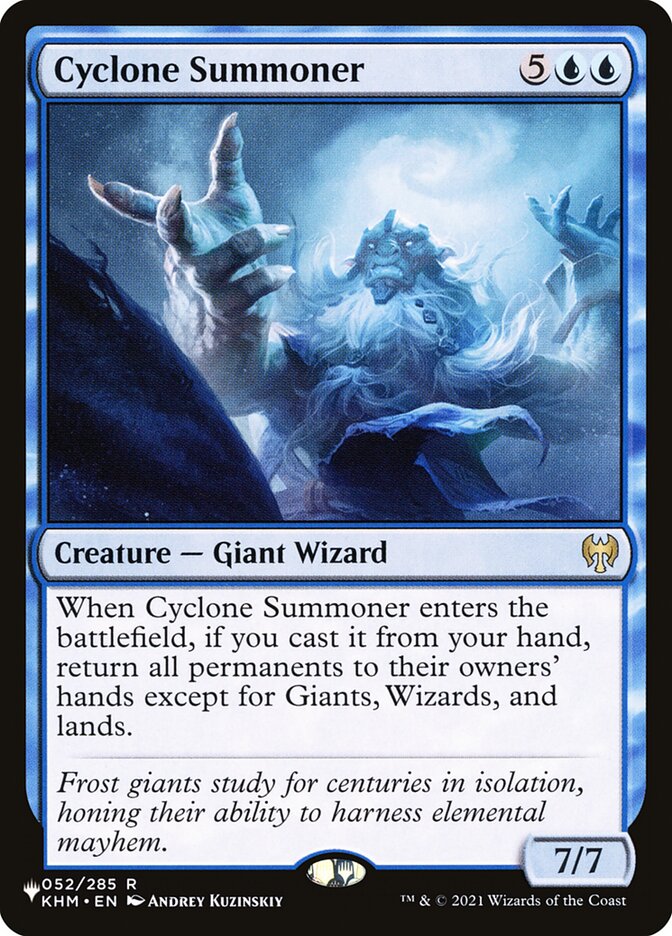 Invocador de Ciclones / Cyclone Summoner - Magic: The Gathering - MoxLand