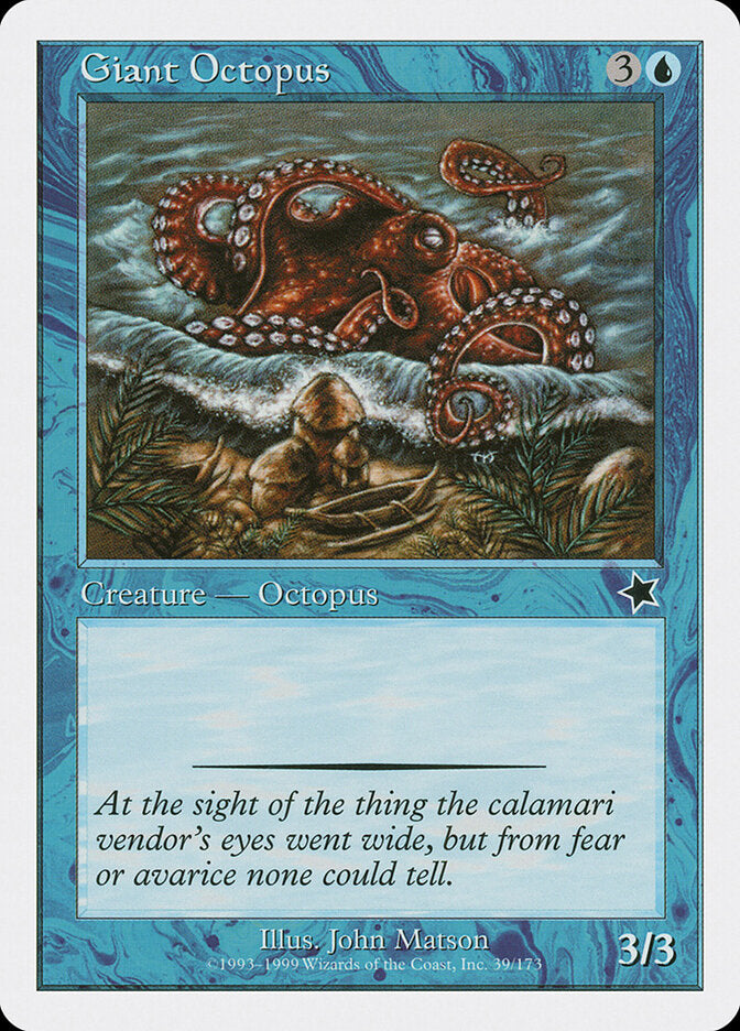 Polvo Gigante / Giant Octopus - Magic: The Gathering - MoxLand
