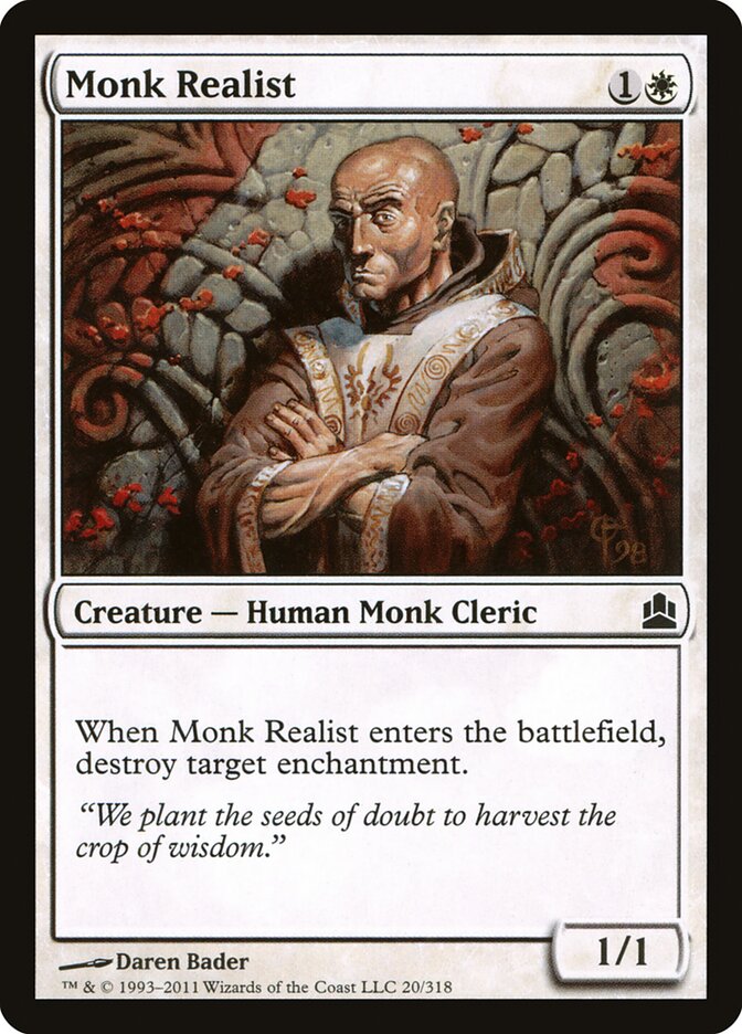Monge Realista / Monk Realist - Magic: The Gathering - MoxLand