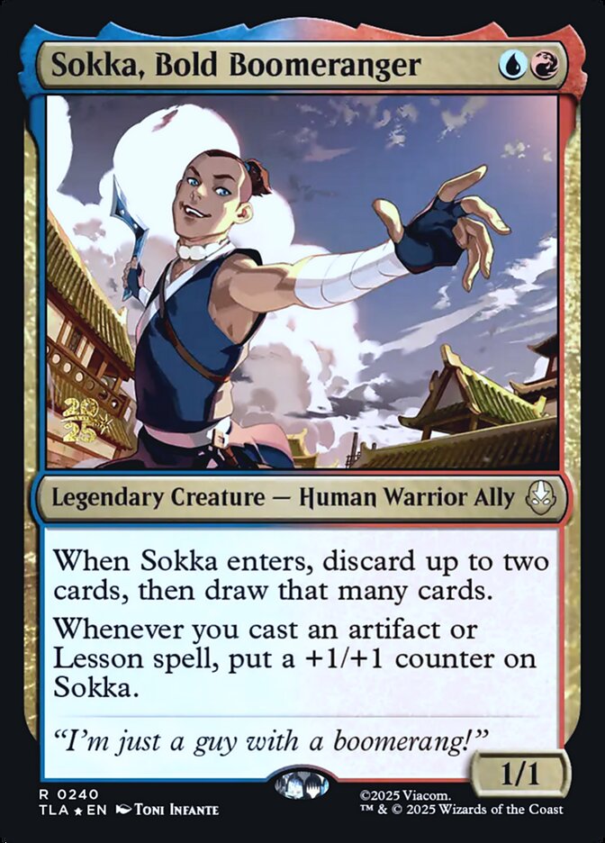 Sokka, Bold Boomeranger - Magic: The Gathering - MoxLand
