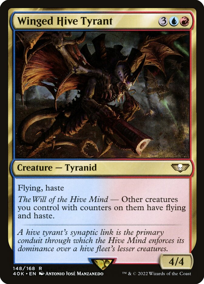 Tirano da Colmeia Alado / Winged Hive Tyrant - Magic: The Gathering - MoxLand