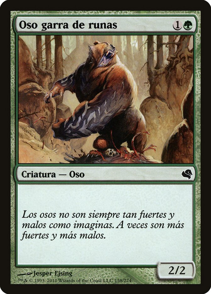 Urso Garra de Runa / Runeclaw Bear - Magic: The Gathering - MoxLand