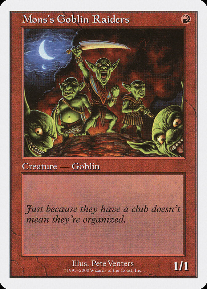 Goblins Salteadores do Mons / Mons's Goblin Raiders - Magic: The Gathering - MoxLand