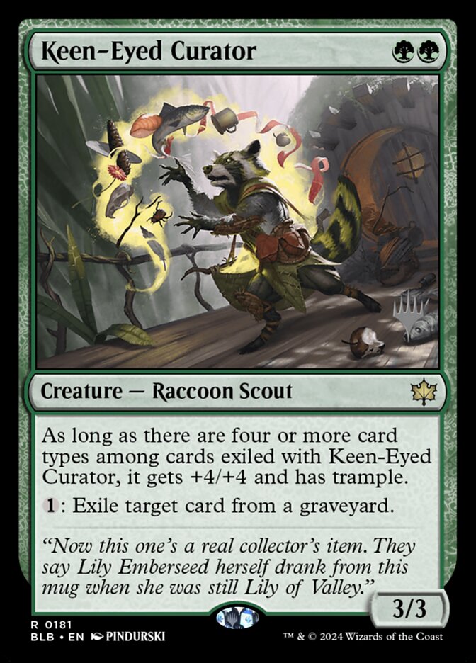Keen-Eyed Curator - Magic: The Gathering - MoxLand