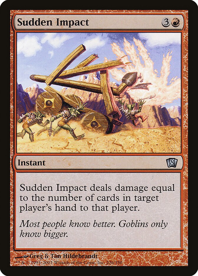 Impacto Súbito / Sudden Impact - Magic: The Gathering - MoxLand